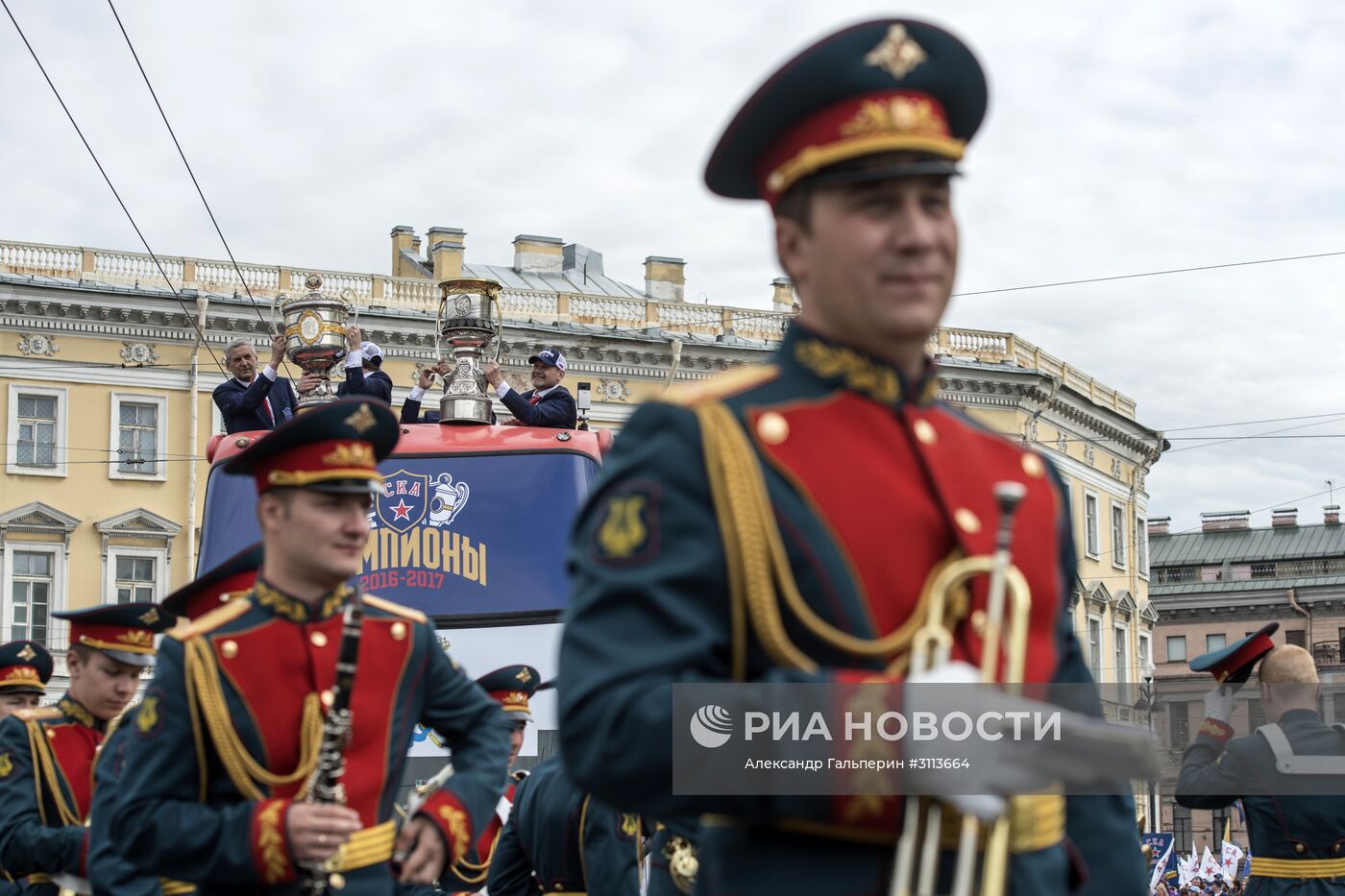 Чемпионский парад ХК СКА