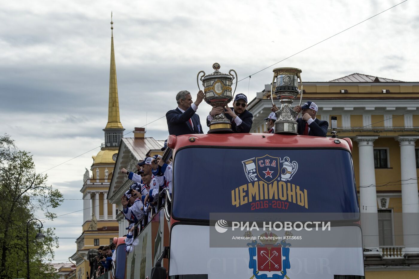 Чемпионский парад ХК СКА