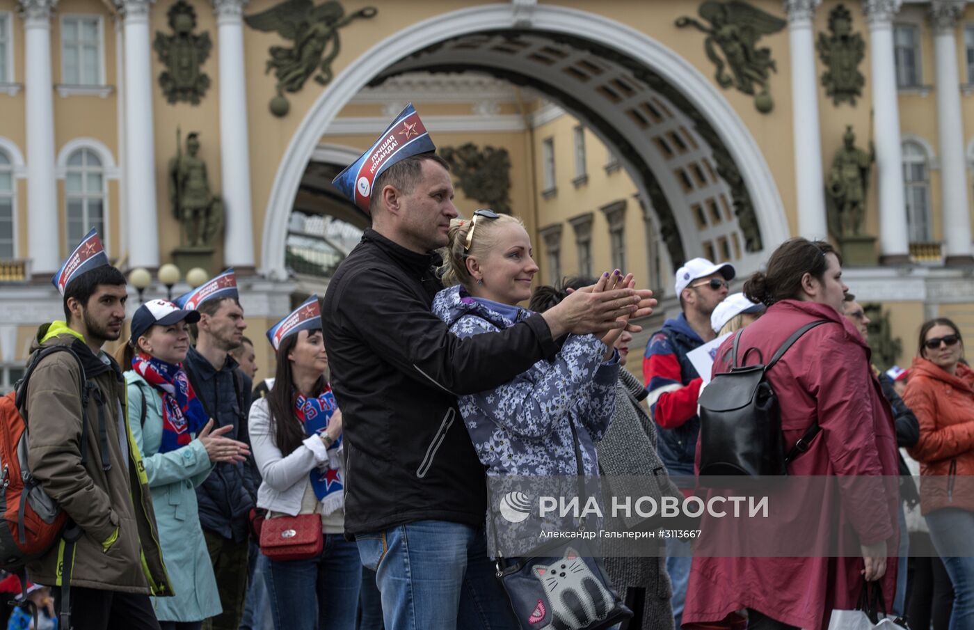 Чемпионский парад ХК СКА