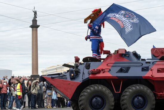 Чемпионский парад ХК СКА