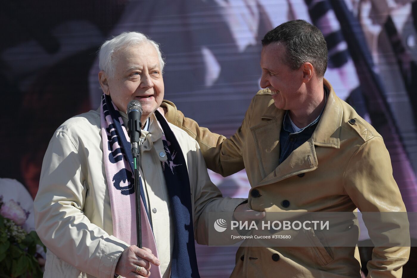 Посадка деревьев и вручение премии Олега Янковского "Творческое открытие"