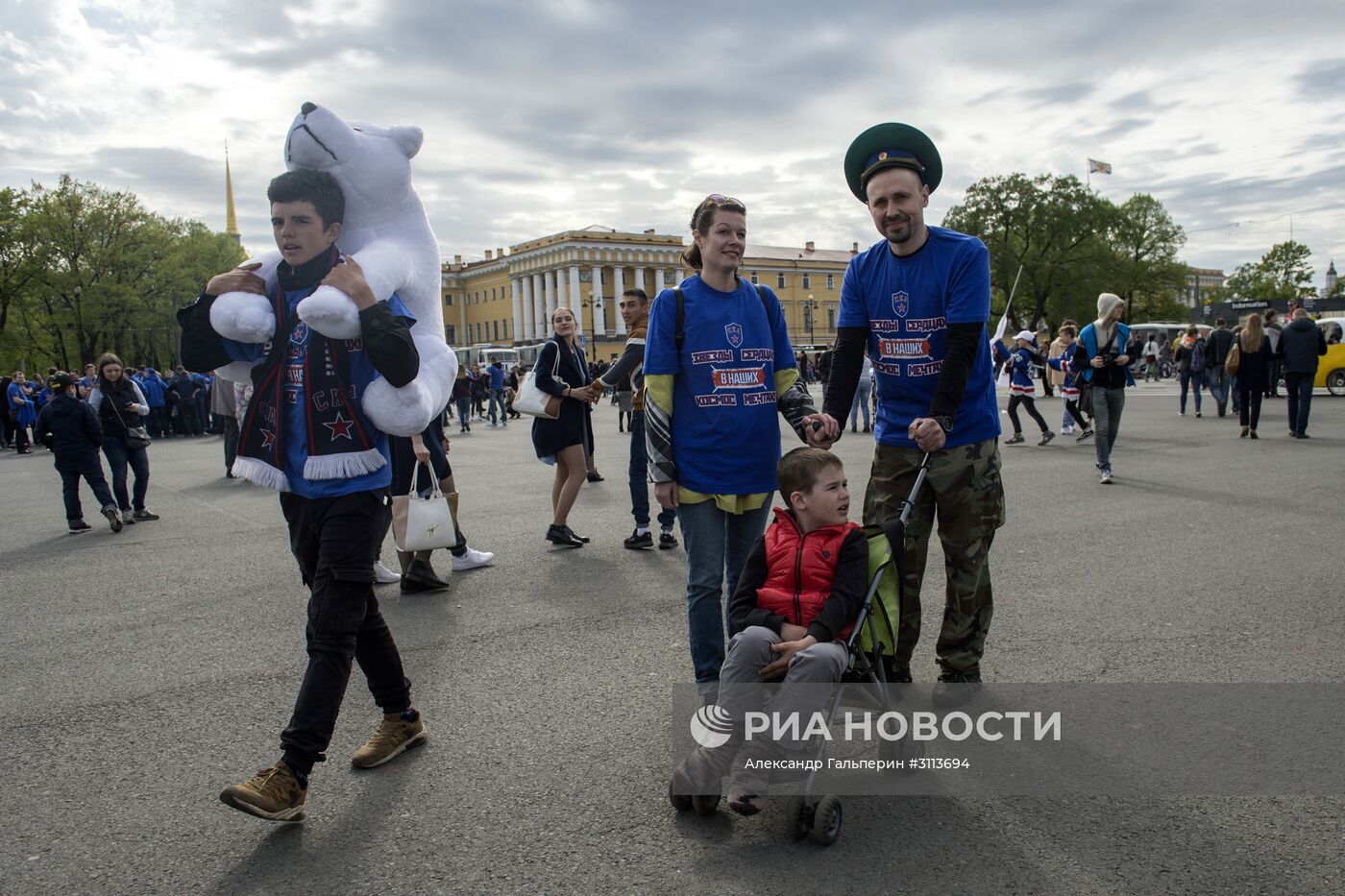 Чемпионский парад ХК СКА