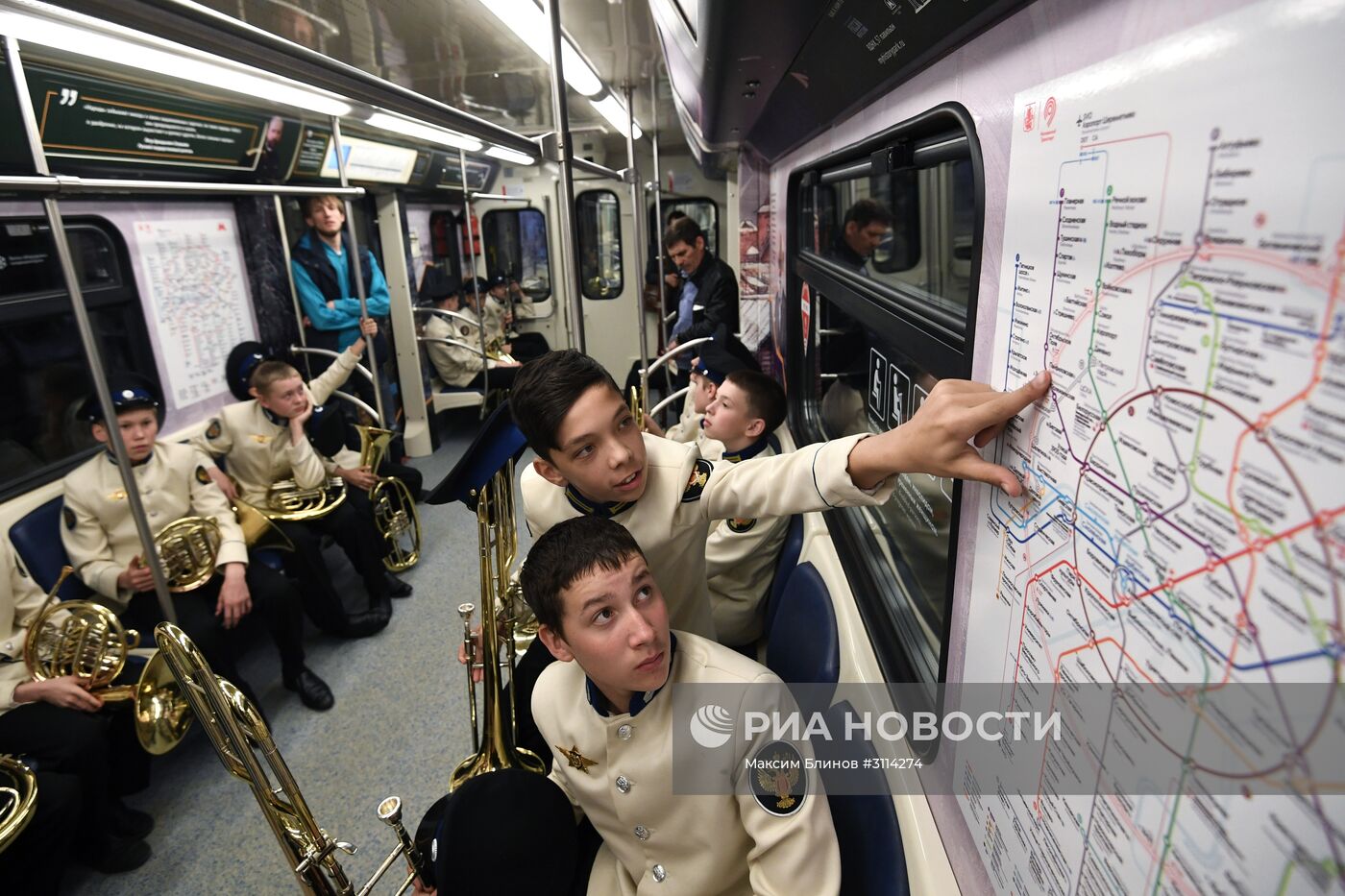 Запуск поезда "Россия – моя история"