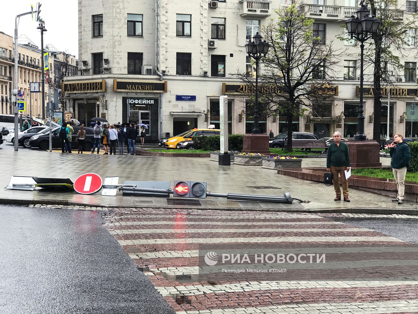 Последствия урагана в Москве