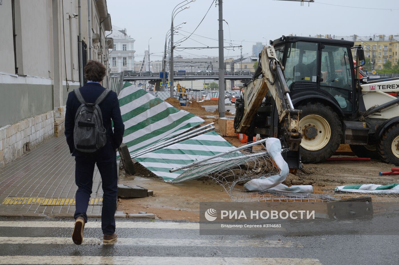 Последствия урагана в Москве