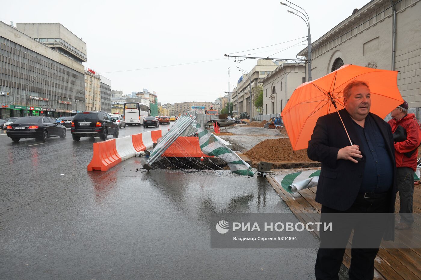 Последствия урагана в Москве