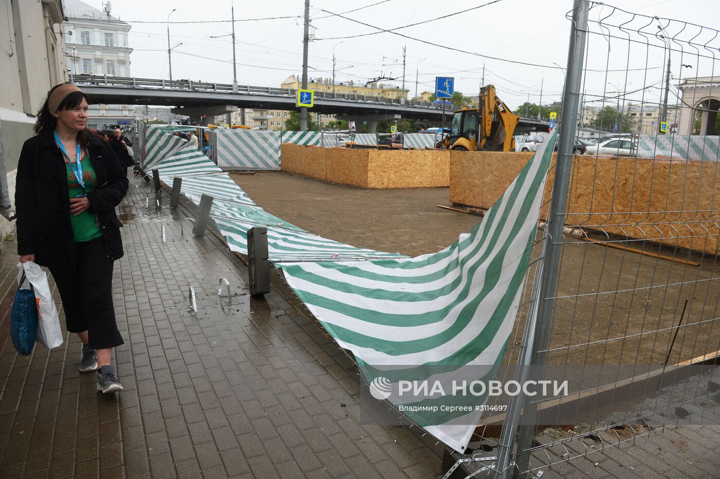 Последствия урагана в Москве