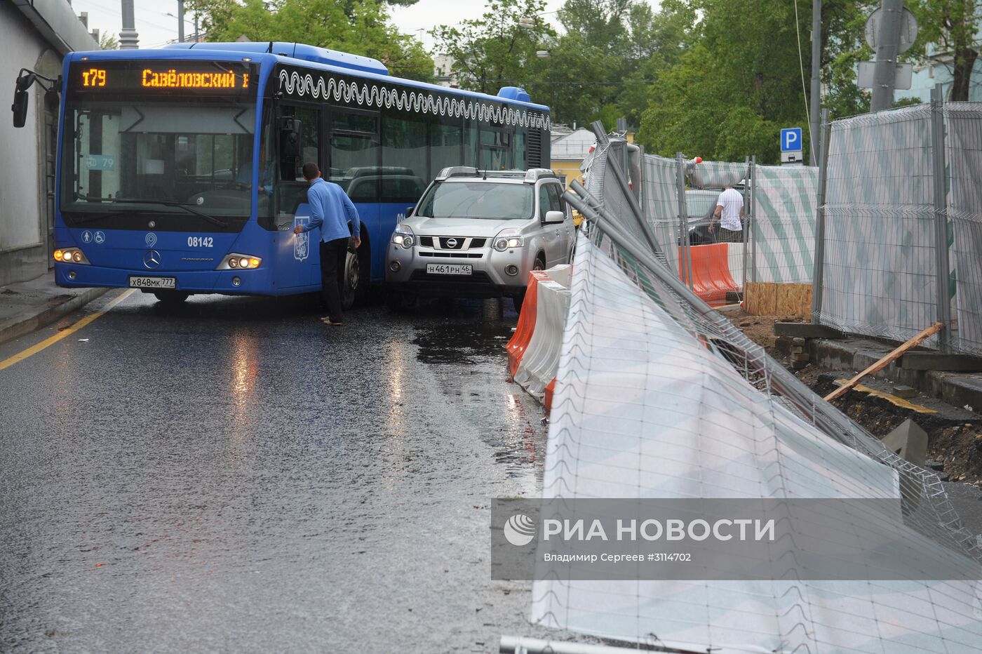 Последствия урагана в Москве