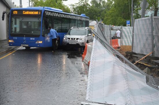 Последствия урагана в Москве