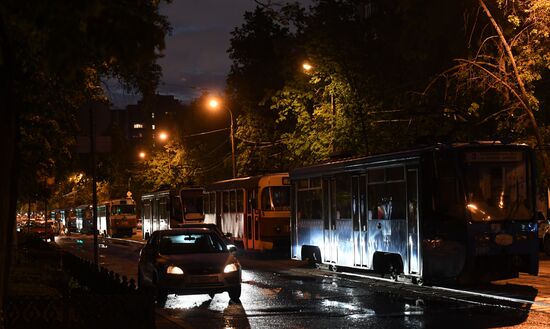 Последствия урагана в Москве и Московской области