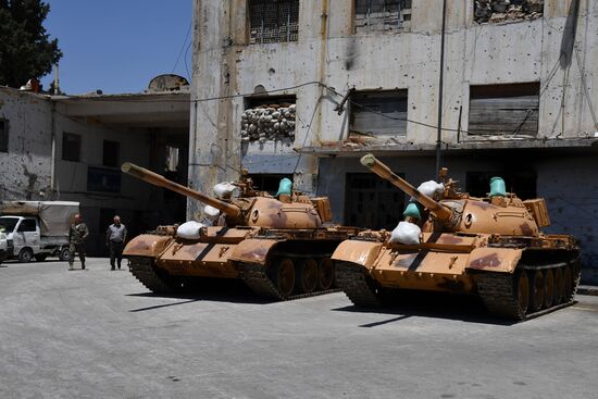 Завод по ремонту и восстановлению бронетехники в Дамаске