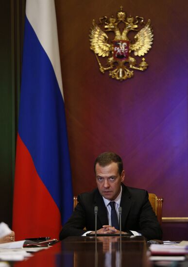 Премьер-министр РФ Дмитрий Медведев провел совещание по вопросам организации отдыха детей