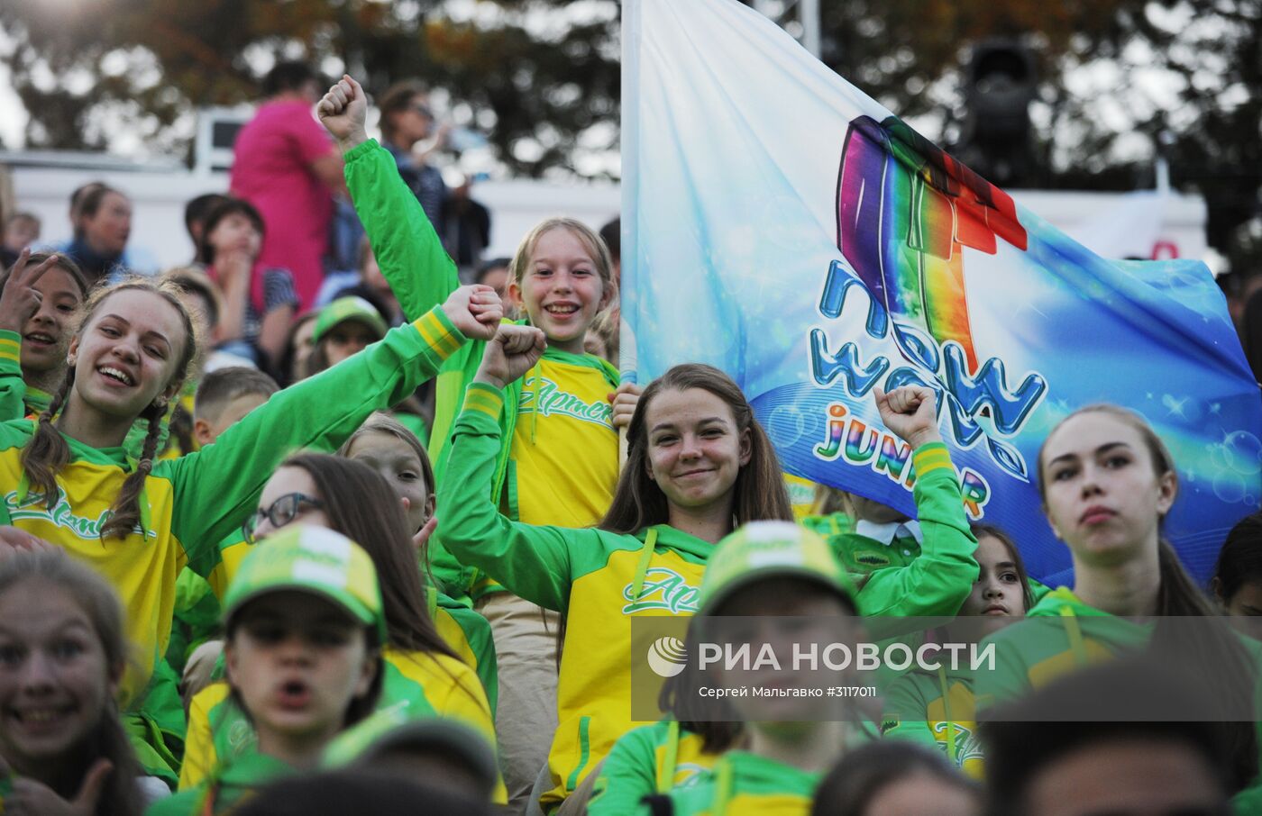 Открытие конкурса "Детская Новая волна 2017" в "Артеке"