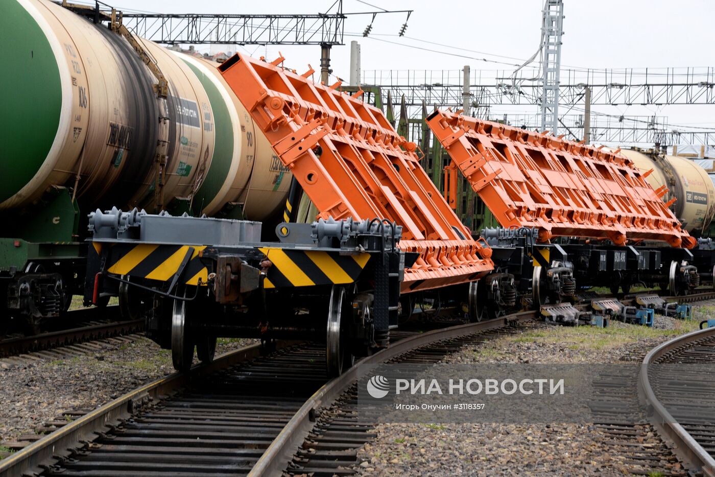 Сортировочная станция Дальневосточной железной дороги в Хабаровске