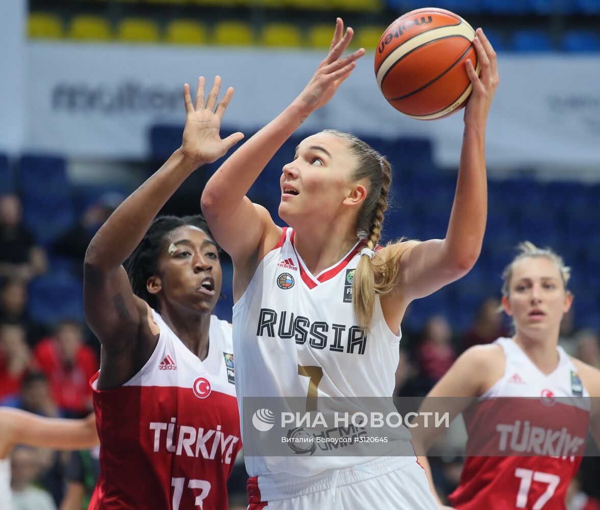 Баскетбол. Женщины. Товарищеский матч. Россия - Турция