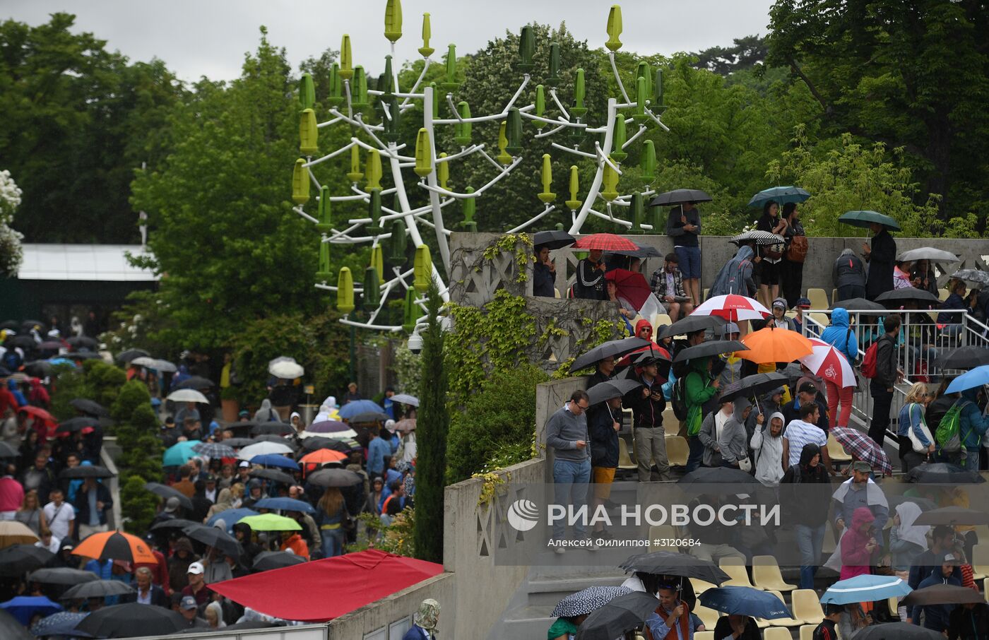 Теннис. Ролан Гаррос. Седьмой день