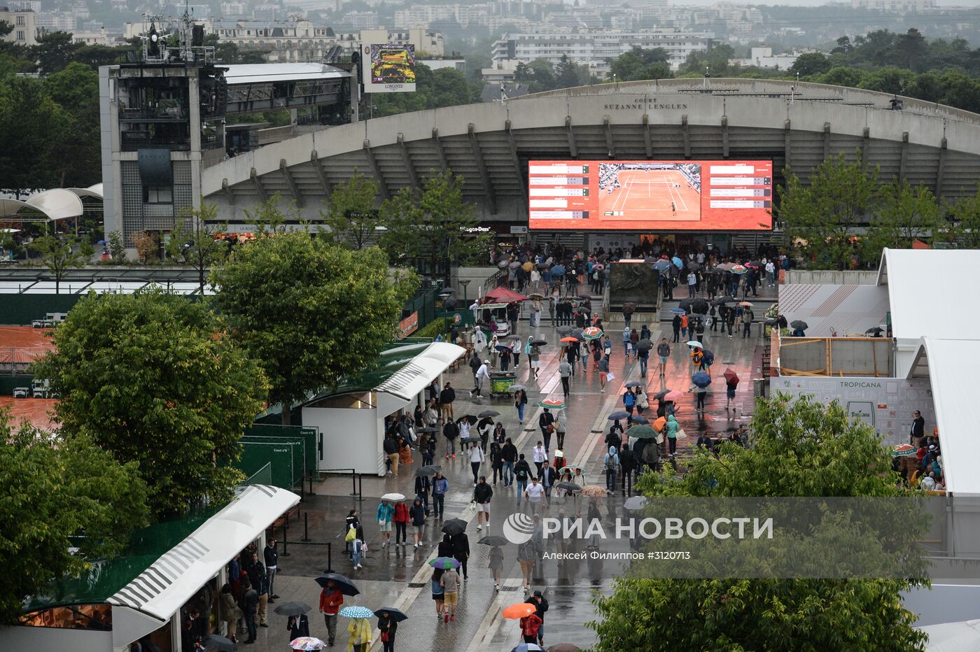 Теннис. Ролан Гаррос. Седьмой день