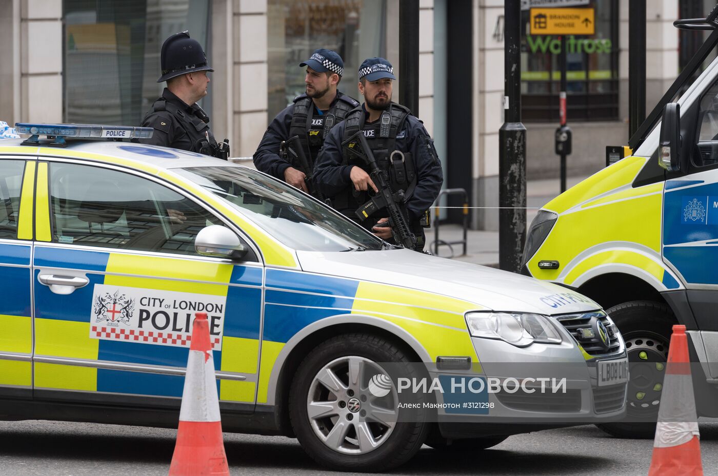 Ситуация на месте теракта в Лондоне