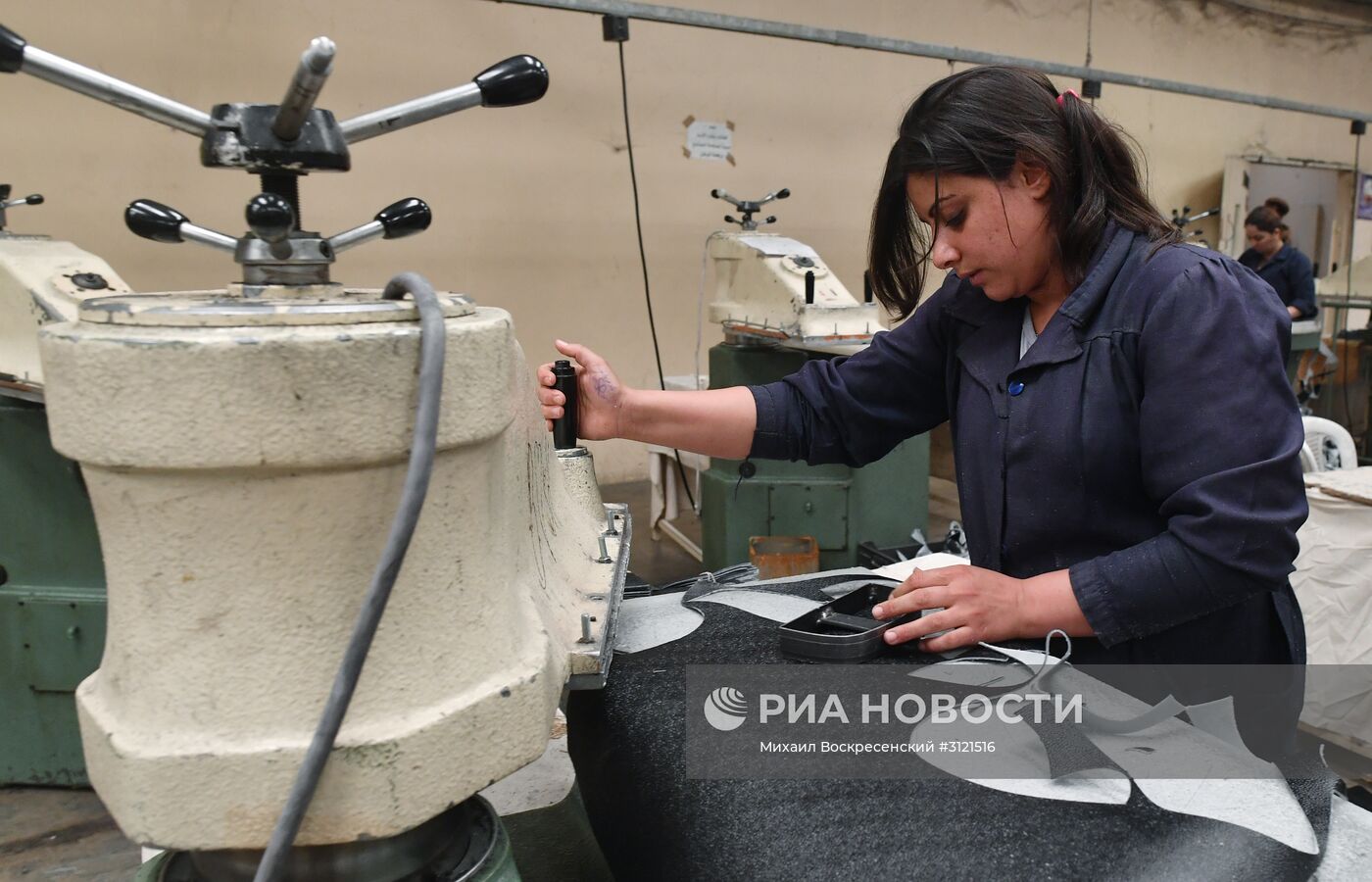 Обувная фабрика в сирийской провинции Хама