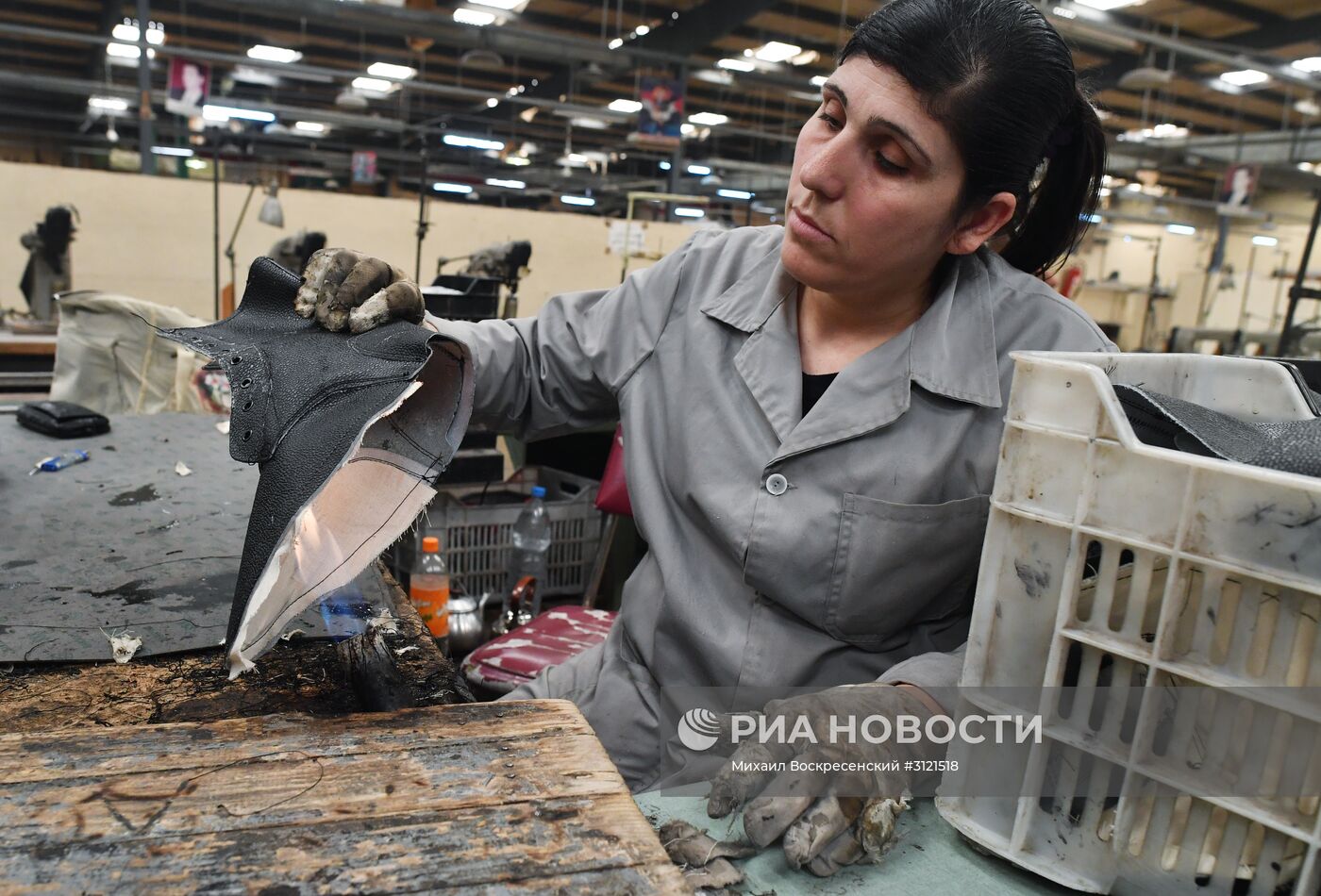 Обувная фабрика в сирийской провинции Хама