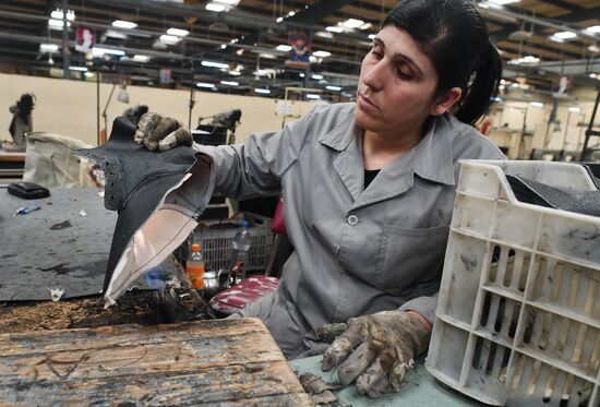 Обувная фабрика в сирийской провинции Хама