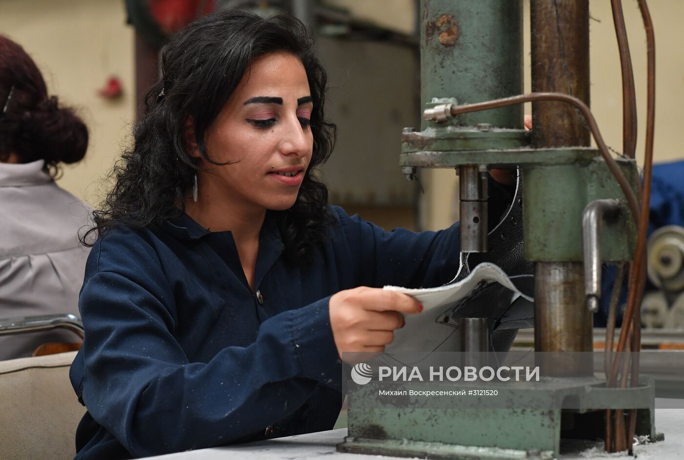Обувная фабрика в сирийской провинции Хама
