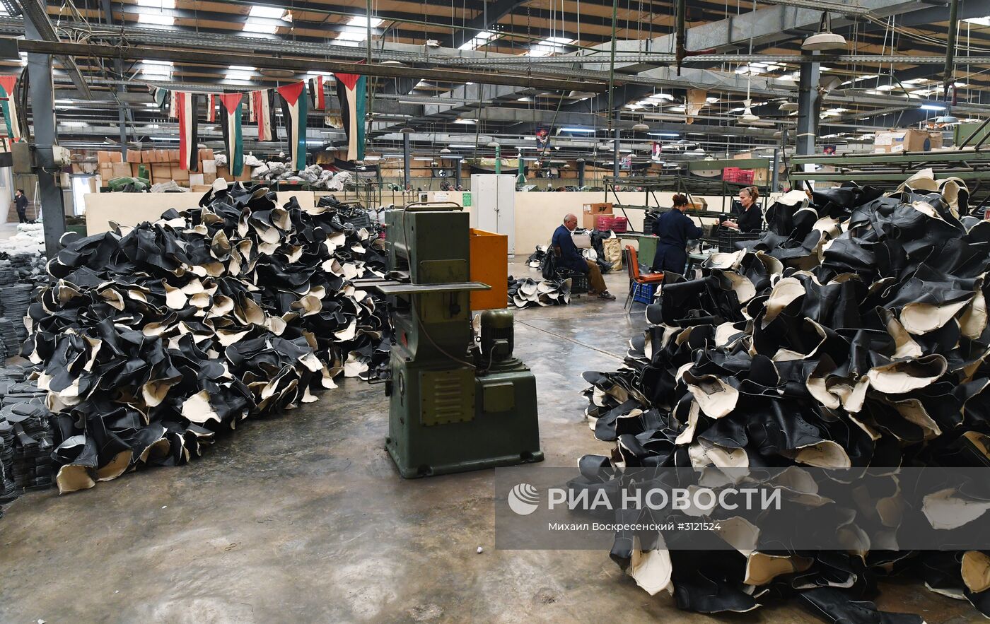 Обувная фабрика в сирийской провинции Хама