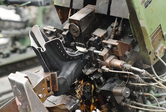 Обувная фабрика в сирийской провинции Хама