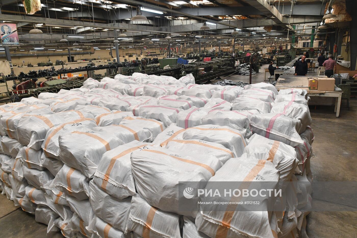 Обувная фабрика в сирийской провинции Хама