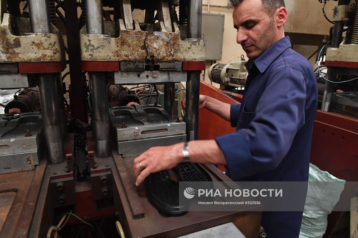 Обувная фабрика в сирийской провинции Хама