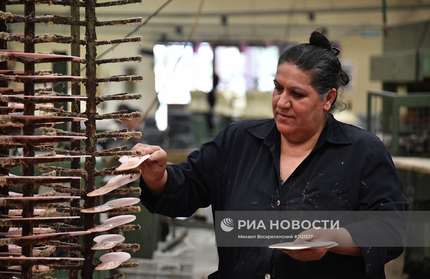 Обувная фабрика в сирийской провинции Хама