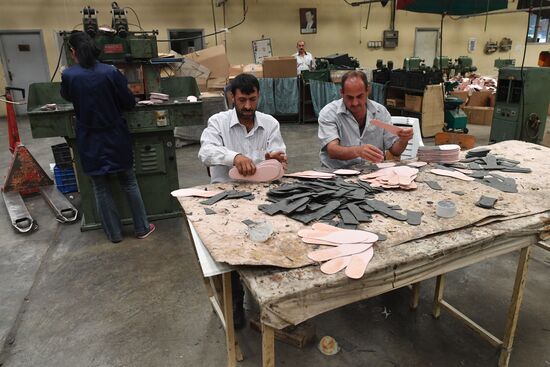 Обувная фабрика в сирийской провинции Хама