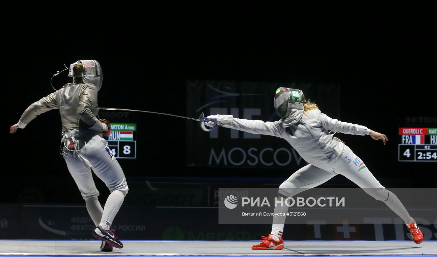 Фехтование. "Московская сабля - 2017". Женщины