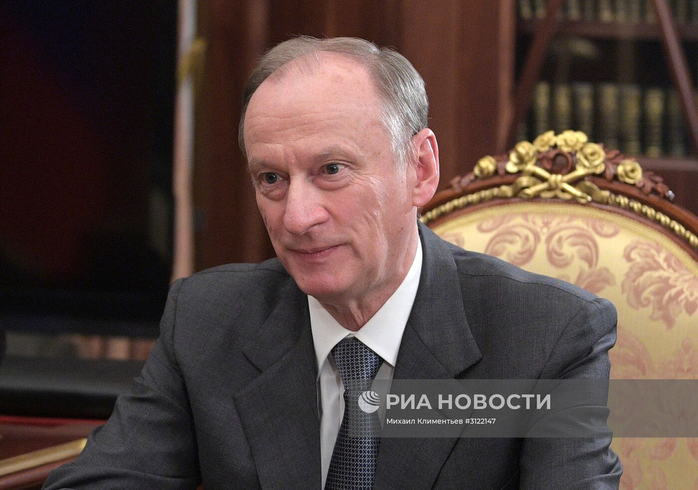 Президент РФ В. Путин встретился с главой Совбеза РФ Н. Патрушевым