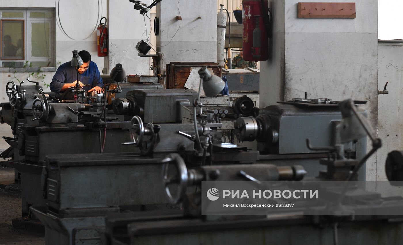 Завод по изготовлению патронов в пригороде г.Хама