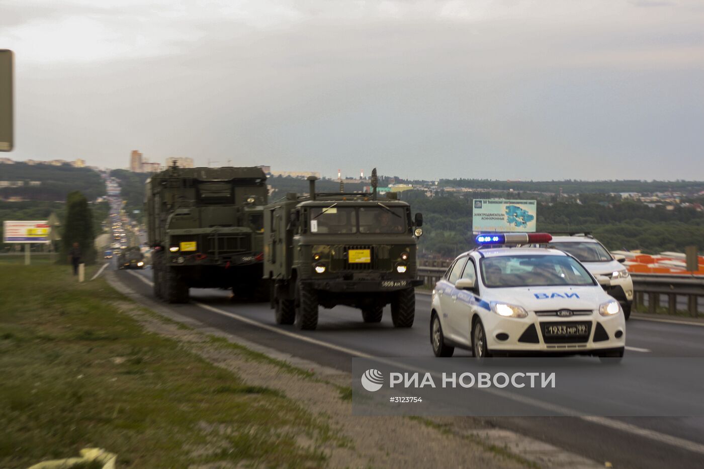 Учения войск ПВО с участием дивизиона ЗРК С-300 "Фаворит"