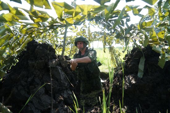 Учения морских пехотинцев в Краснодарском крае
