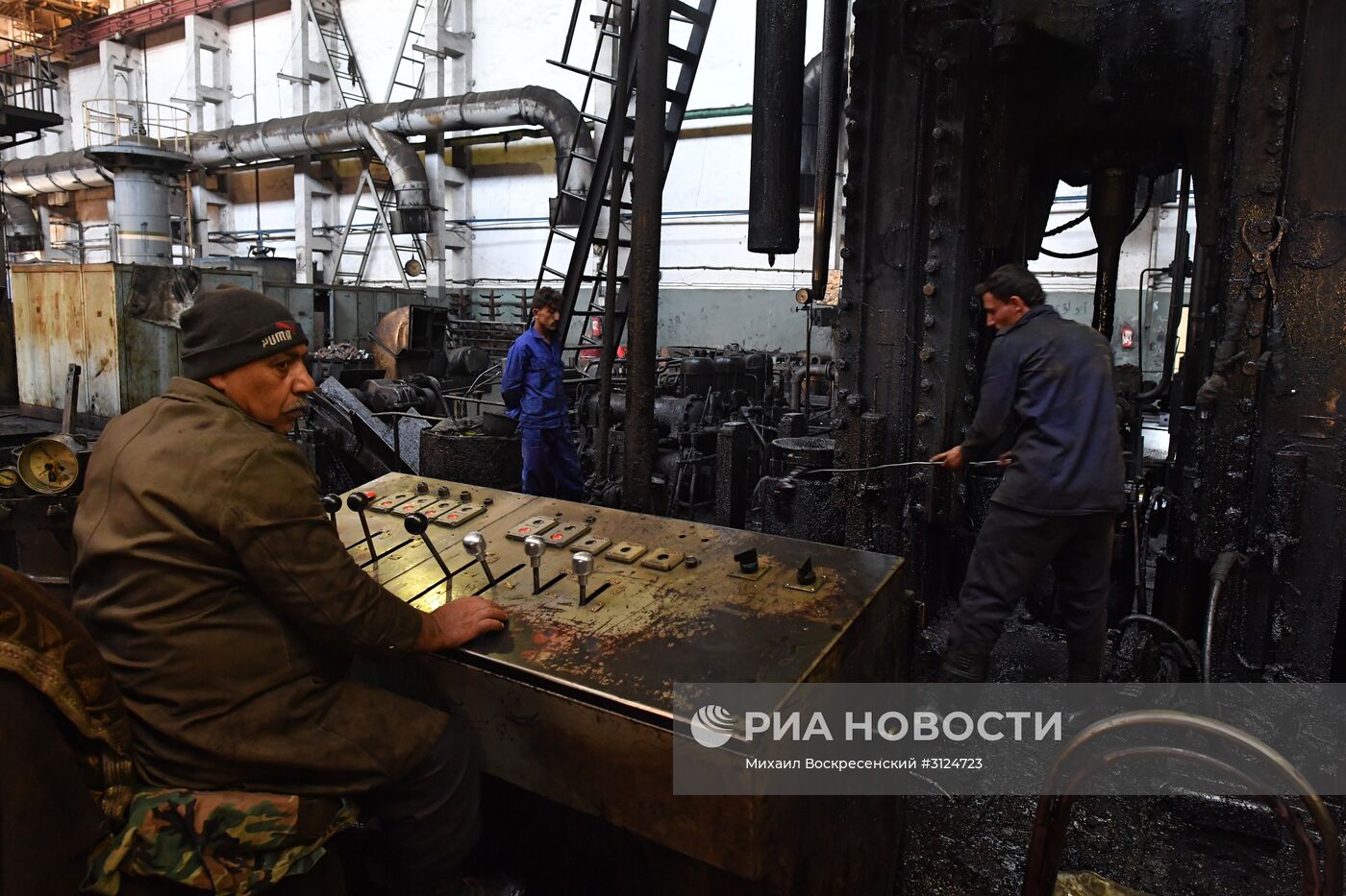 Завод по производству боеприпасов в г. Сфира провинции Алеппо | РИА Новости  Медиабанк