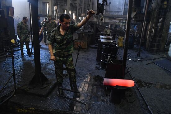 Завод по производству боеприпасов в г. Сфира провинции Алеппо