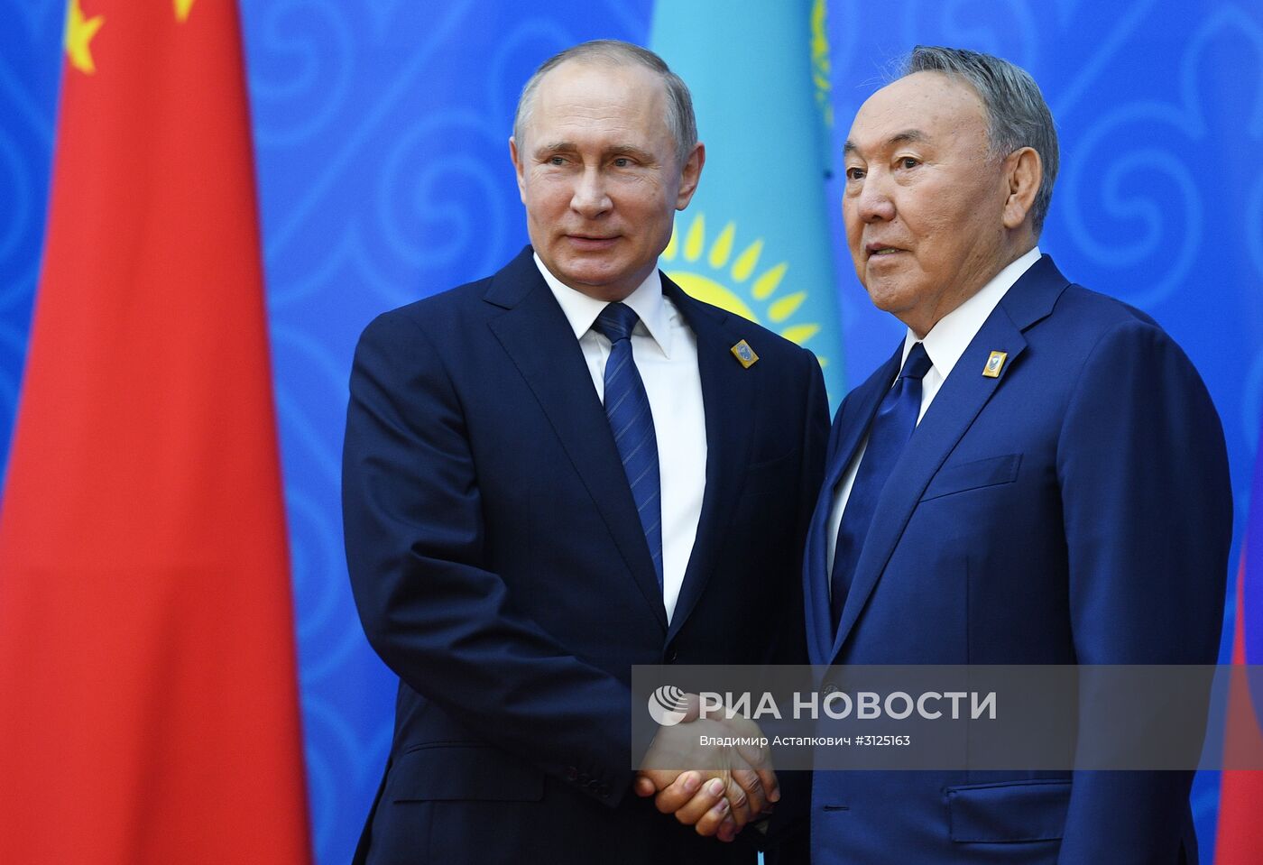 Рабочий визит президента РФ В. Путина в Казахстан. День второй