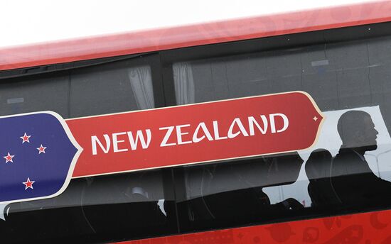 Прилет сборной Новой Зеландии на Кубок конфедераций 2017