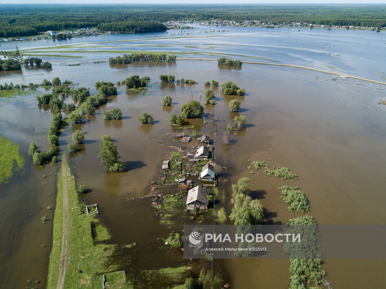 Паводок в Ишиме