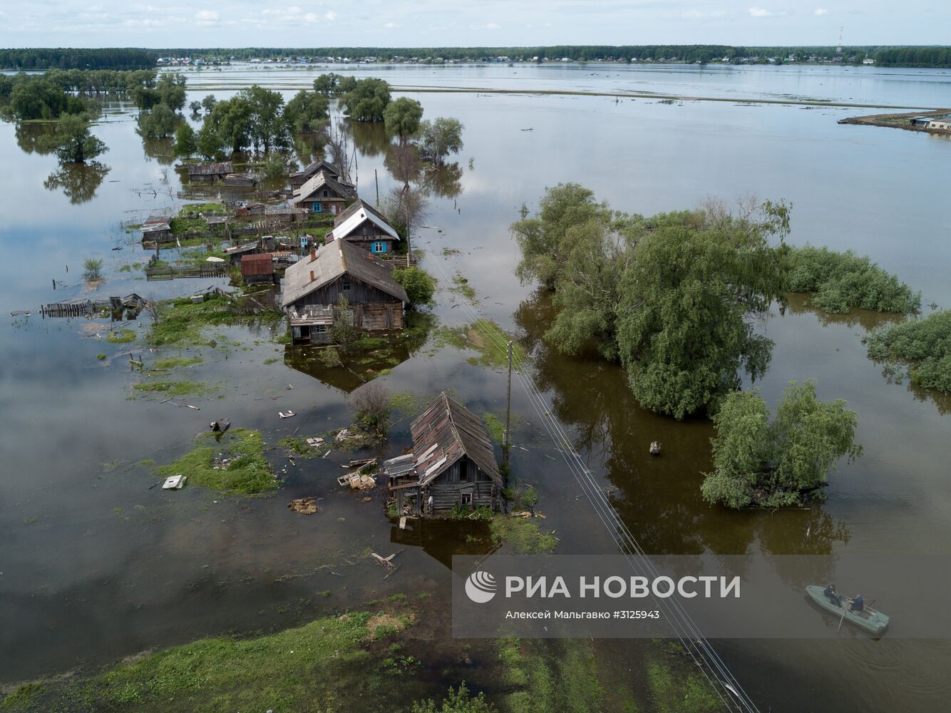 Паводок в Ишиме