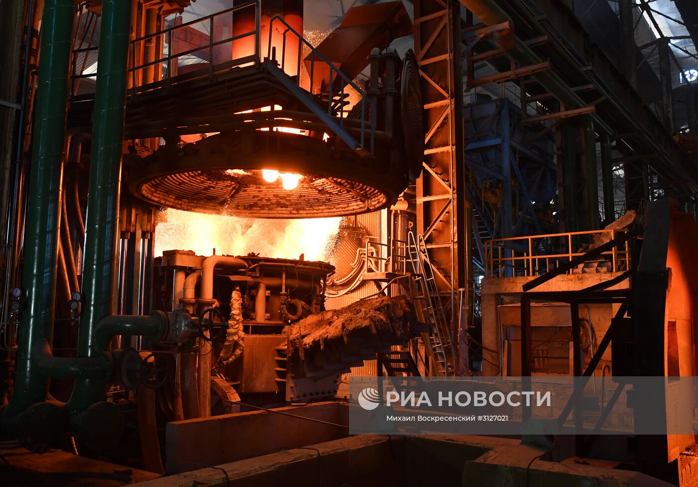 Металлургический завод в городе Хама в Сирии