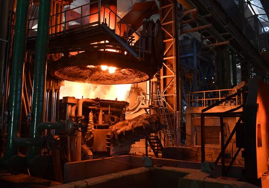 Металлургический завод в городе Хама в Сирии