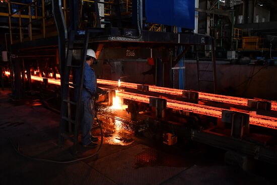 Металлургический завод в городе Хама в Сирии