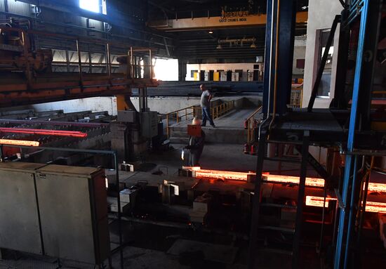 Металлургический завод в городе Хама в Сирии