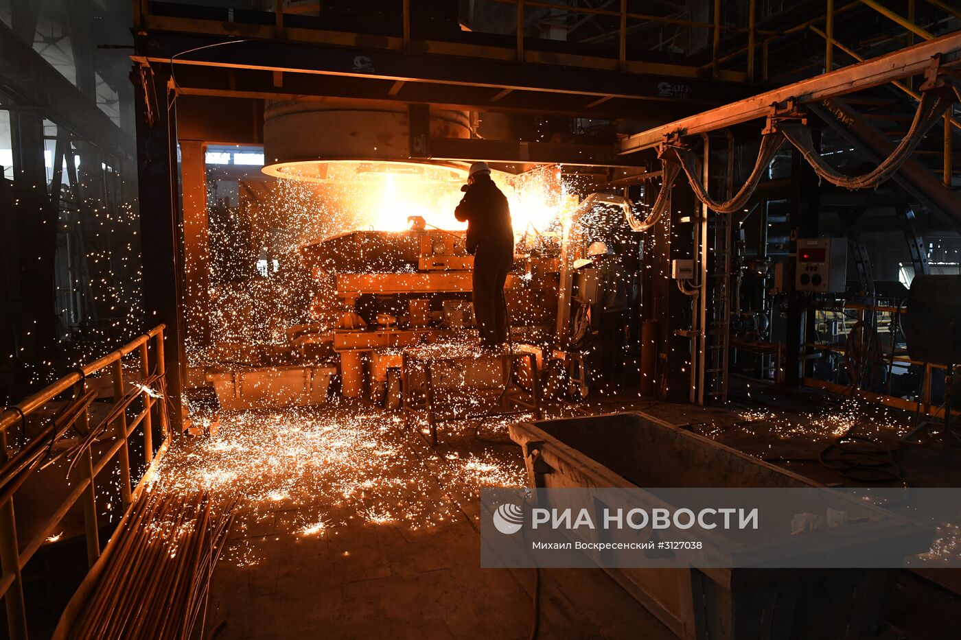 Металлургический завод в городе Хама в Сирии