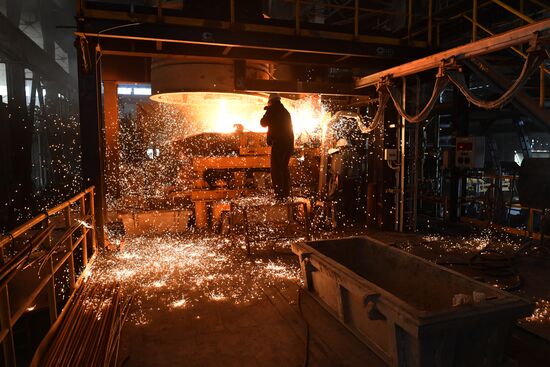 Металлургический завод в городе Хама в Сирии