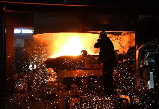 Металлургический завод в городе Хама в Сирии